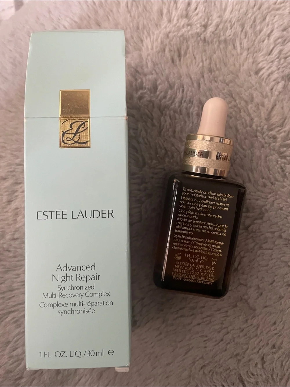 Estee Lauder Advanced Night Repair Serum – Brown Bottle, Cream Dropper